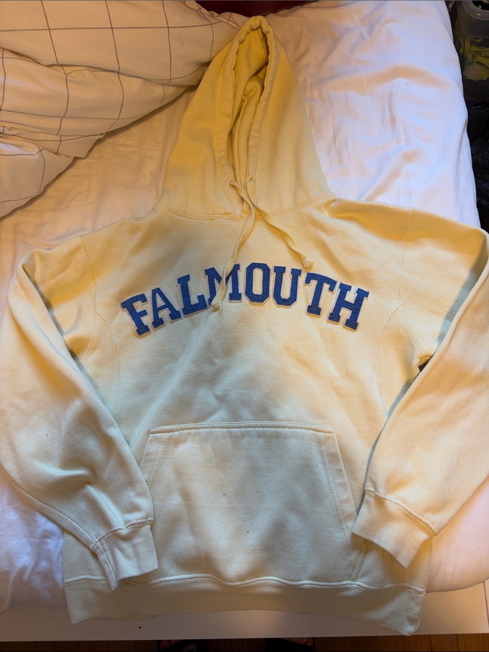 Falmouth Yellow Pullover Hoodie